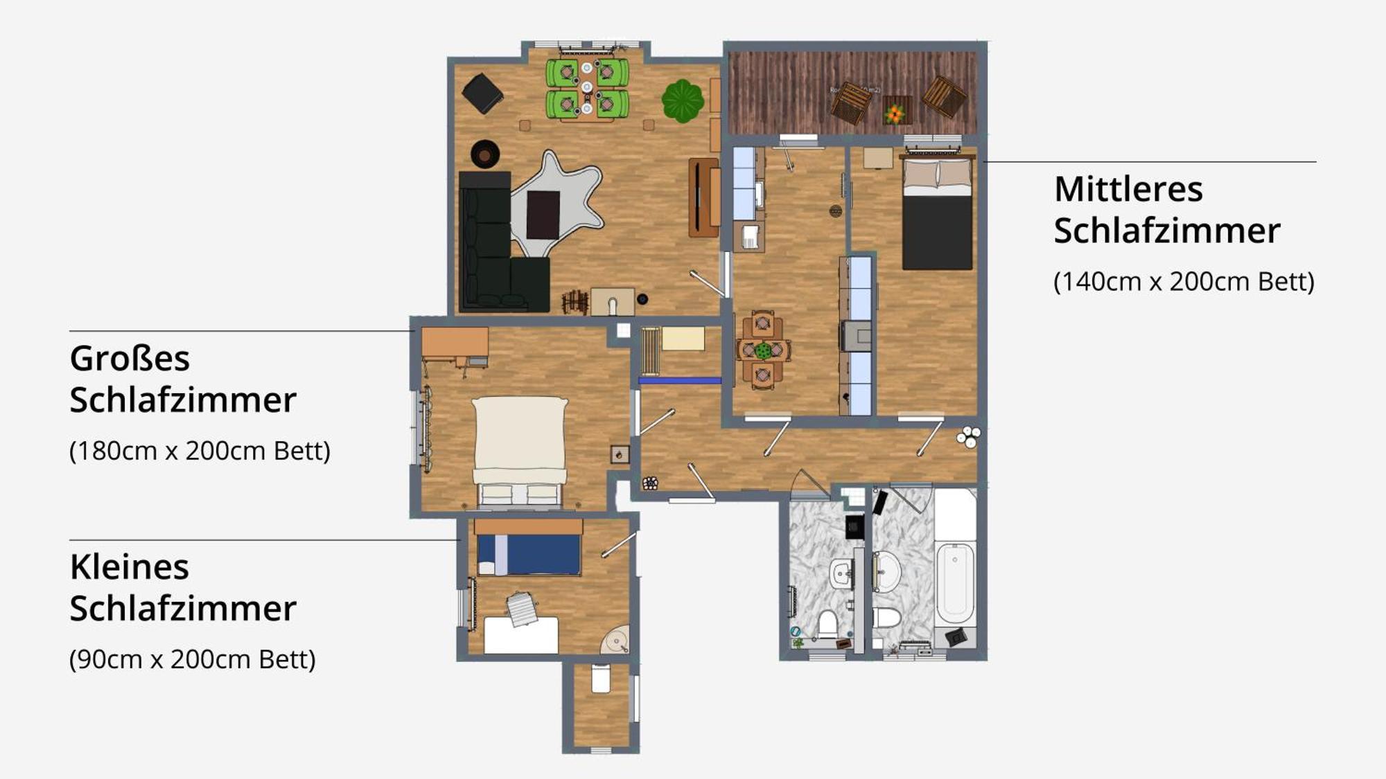 Doppelhaus- Villa Leipzig Schleussig , Moderner Altbau Apartment Dachetage Mit 2 Schlafzimmern Und Separatem Zusatzzimmer , Parkplatz - Balkon - Kamin - Eicheparkett - Arbeitsplatz Luaran gambar
